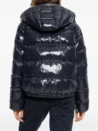 Moncler Andro Nylon Down Jacket In Blue