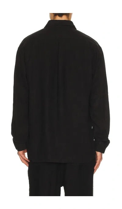 Bather Core Leisure Shirt In Black