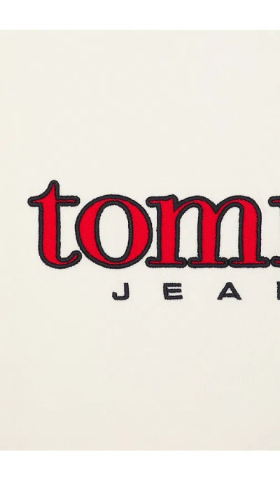 Tommy Jeans Applique Graphic Tee In White