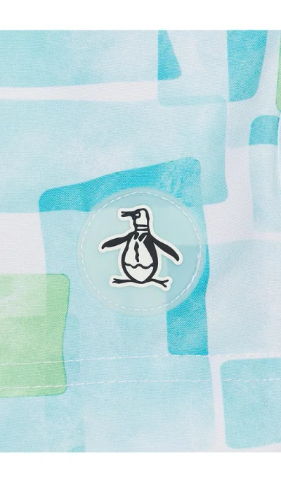 Original Penguin 7 Volley Swim Shorts In White