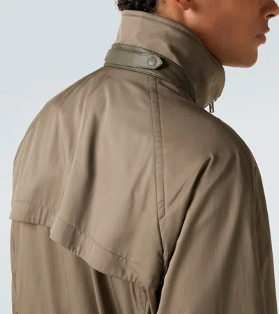 Tom Ford Technical Blouson Jacket In Green