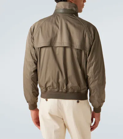 Tom Ford Technical Blouson Jacket In Green