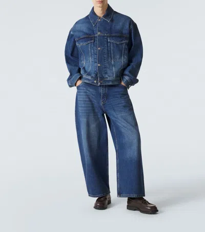 Studio Nicholson Stein Denim Jacket In Blue