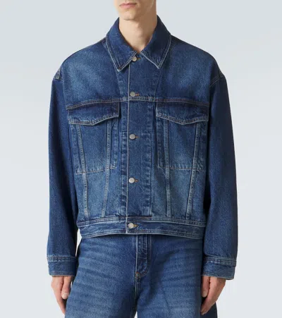 Studio Nicholson Stein Denim Jacket In Blue