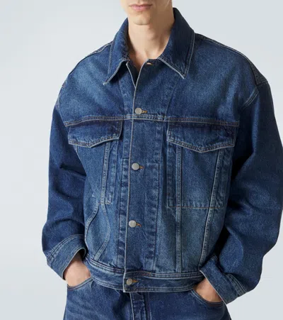 Studio Nicholson Stein Denim Jacket In Blue