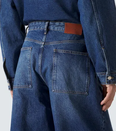 Studio Nicholson Paolo Barrel-leg Jeans In Blue