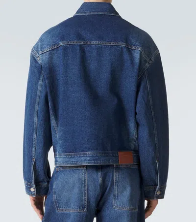 Studio Nicholson Stein Denim Jacket In Blue