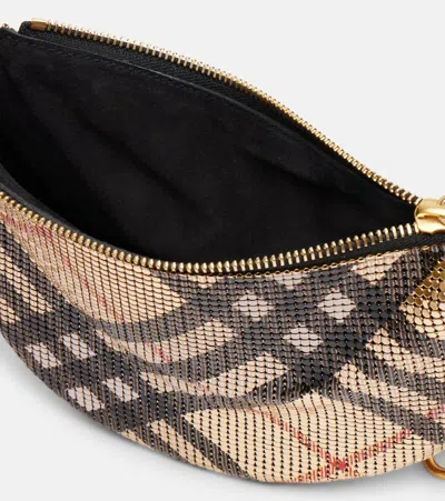 Burberry Check Shoulder Bag In Multi