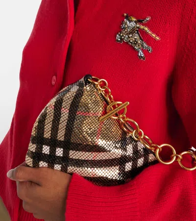 Burberry Check Shoulder Bag In Multi