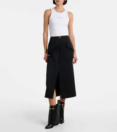 Givenchy Acne Studios Grey Cotton T-shirts And Polos In Black