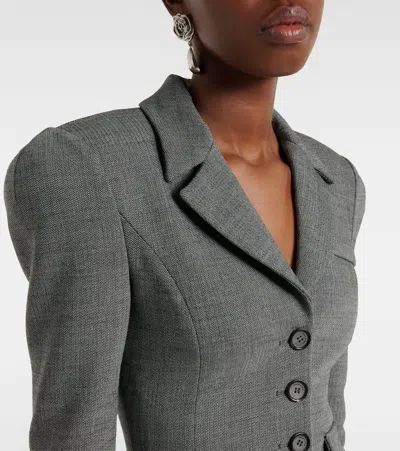 Magda Butrym Wool-blend Blazer In Gray