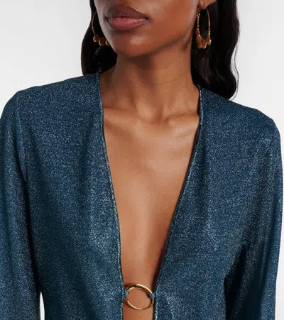 Oseree Oséree Lumière O Minidress In Blue