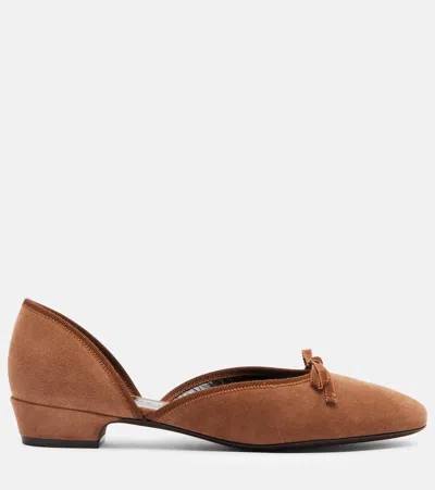 Herbert Levine 24/7 Suede Ballet Flats In Multi