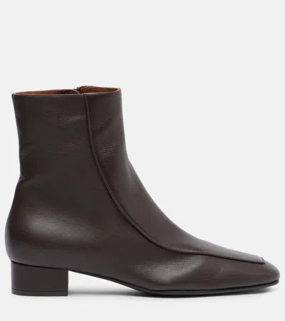 Herbert Levine Shadow Ban 30 Leather Ankle Boots In Multi