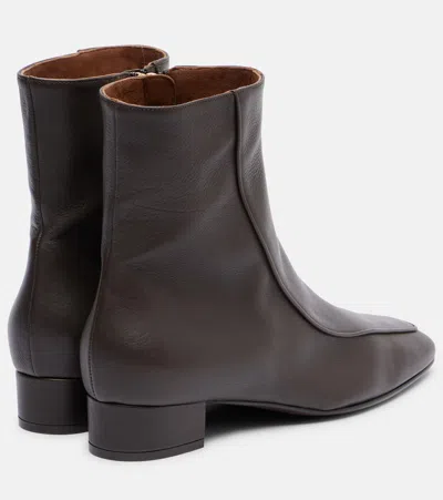 Herbert Levine Shadow Ban 30 Leather Ankle Boots In Multi