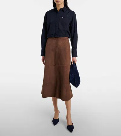 Veronica Beard Drawstring Collection Shirt In Blue