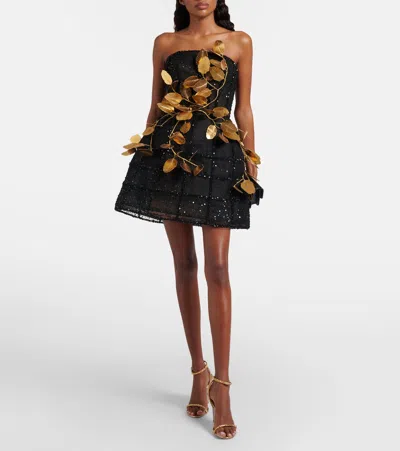 René Caovilla Ellabrita Embellished-strap Heeled Sandals In Gold