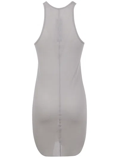 Rick Owens "basic Rib" Tank In Gray