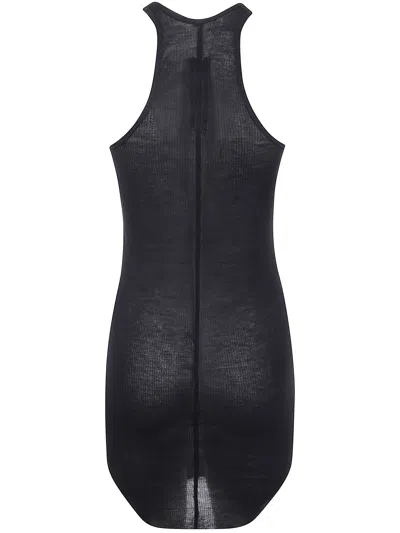 Rick Owens "basic Rib" Tank In Black