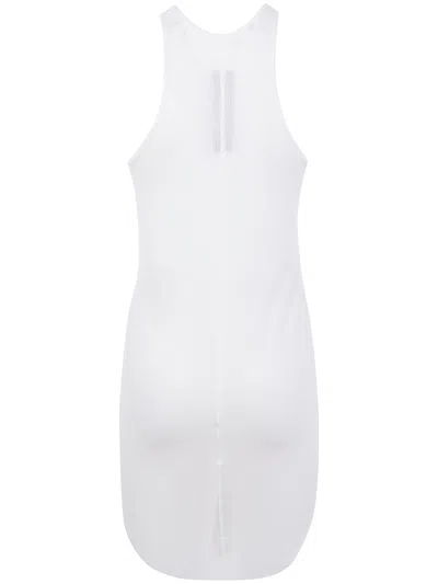 Rick Owens "basic Rib" Tank In Neutral