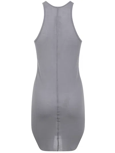 Rick Owens "basic Rib" Tank In Gray