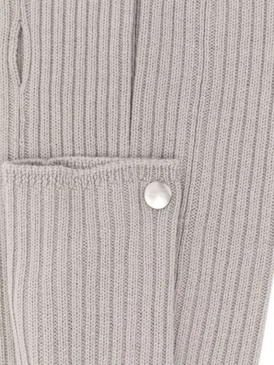 Rick Owens Virgin Wool Sleeves In Gray
