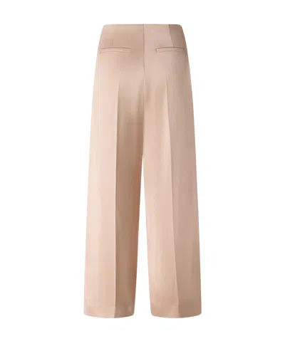 Pinko Limoncello Pink Pants With Concealed Front Closure In Tech Fabric Woman