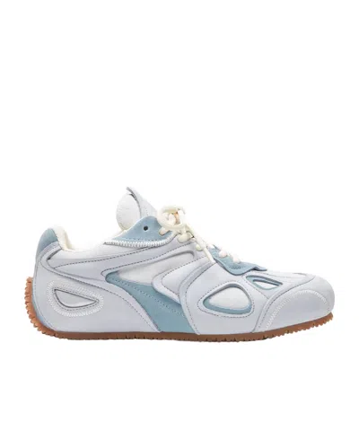 Axel Arigato Slow Runner Perforated Suede Sneakers In White