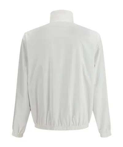 Brunello Cucinelli Reversible Zip-up Lightweight Jacket In White