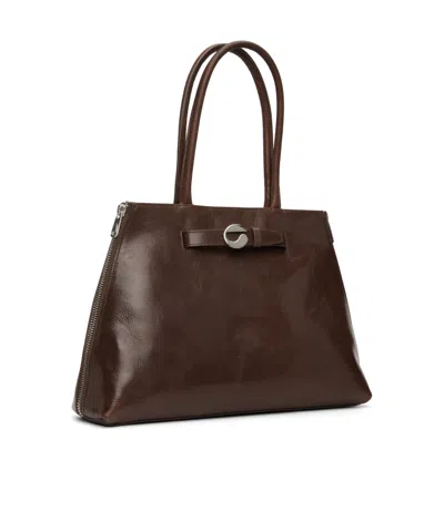 Coperni Data Handbag In Brown