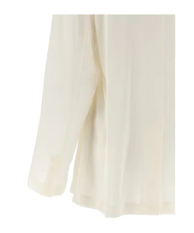 Brunello Cucinelli Knotted Lace Single-breasted Blazer In Neutral