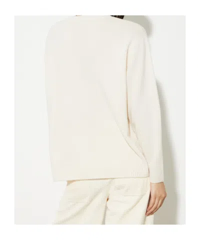 Maxco. Oversized Wool And Cashmere Pullover In White