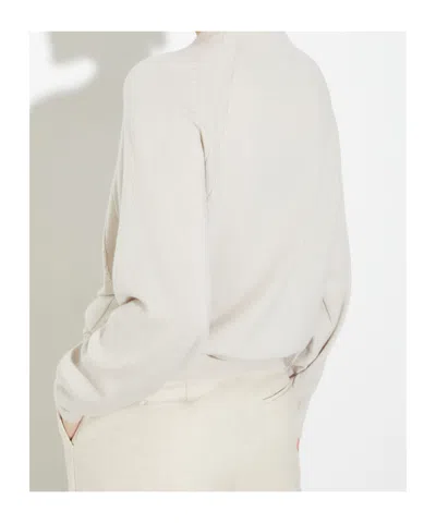 Maxco. Wool And Cashmere Pullover In White