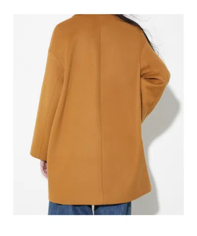 Maxco. Wool Blend Coat In Brown