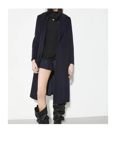 Maxco. Long-sleeved Coat In Blue