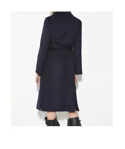 Maxco. Long-sleeved Coat In Blue
