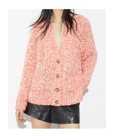 Maxco. Wool Cardigan In Pink