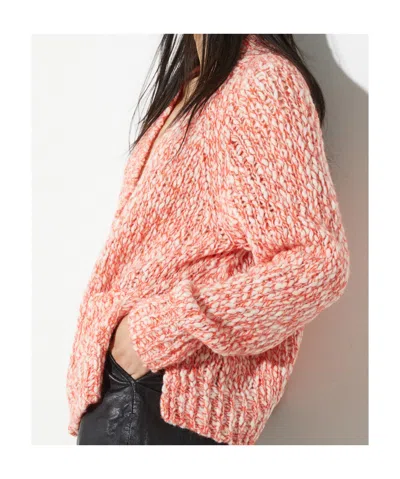 Maxco. Wool Cardigan In Pink