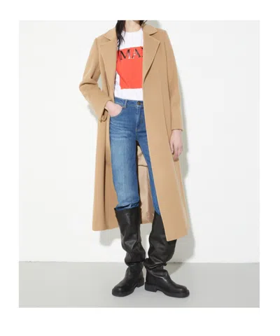 Maxco. Long-sleeved Coat In Brown