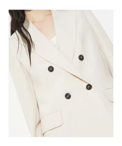 Maxco. Envers Satin Blazer In White