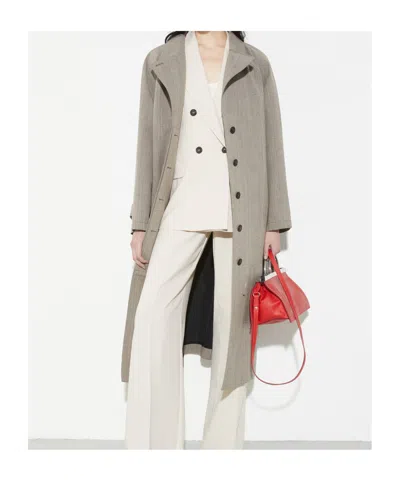 Maxco. Envers Satin Blazer In White