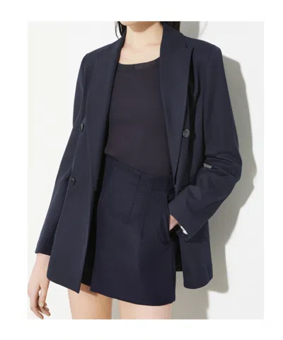Maxco. Double-breasted Blazer In Black
