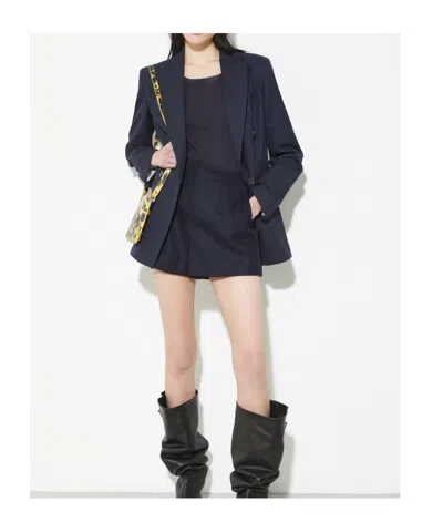 Maxco. Double-breasted Blazer In Black