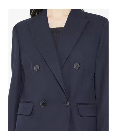 Maxco. Double-breasted Blazer In Black