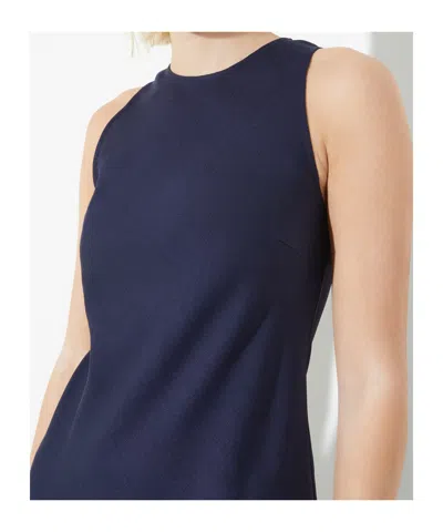 Maxco. Wool Sleeveless Dress In Blue
