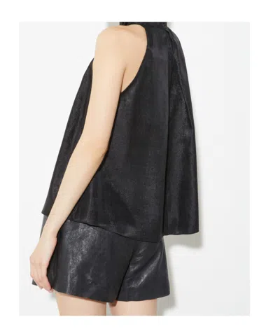 Maxco. Laminated Camisole In Black