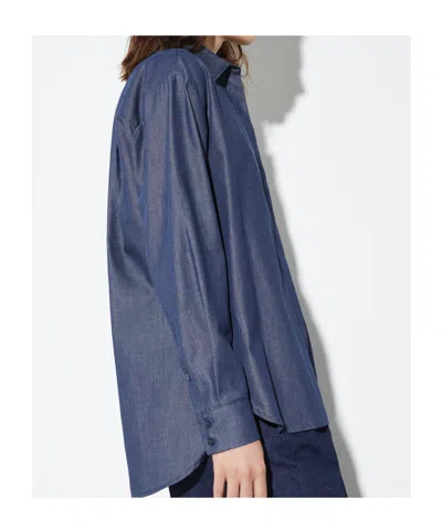 Maxco. Cotton Twill Shirt In Gray