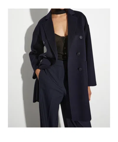 Maxco. Long-sleeved Coat In Blue