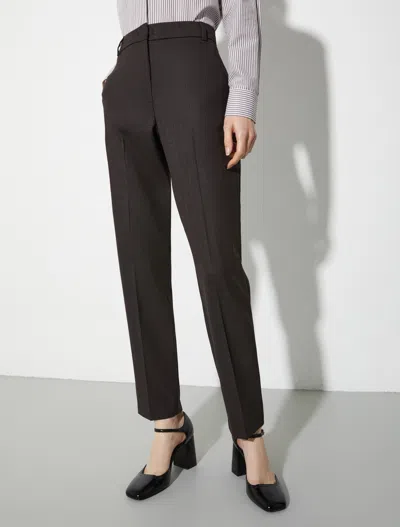 Maxco. Wool Casual Pants In Black