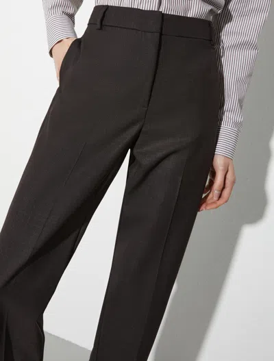 Maxco. Wool Casual Pants In Black